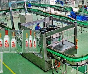 Dây chuyền chiết rót chai thuỷ tinh 18.000 chai / giờ